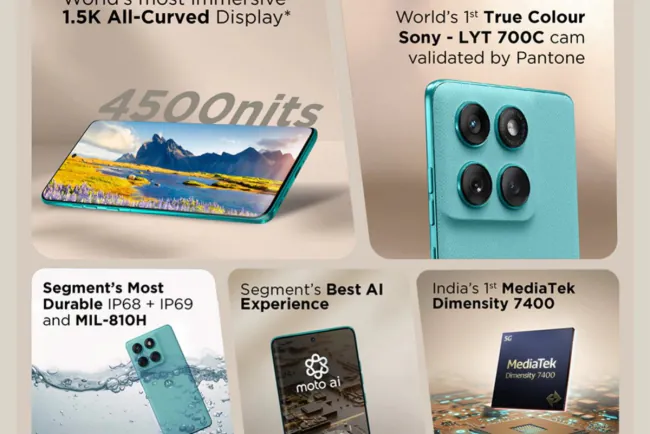 Motorola Edge 60 Fusion'ın lansman tarihi ve temel özellikleri duyuruldu