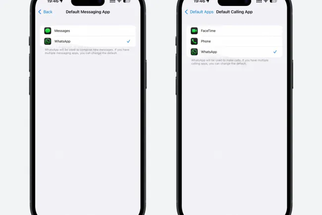 iPhone Kullanıcıları Yakında WhatsApp'ı Varsayılan Arama ve Mesajlaşma Uygulaması Olarak Ayarlayabilecek