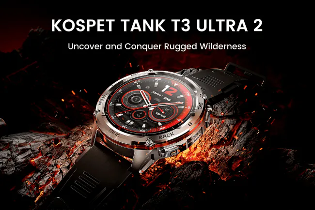 Garmin'e Alternatif En İyi Akıllı Saat: KOSPET TANK T3 ULTRA 2