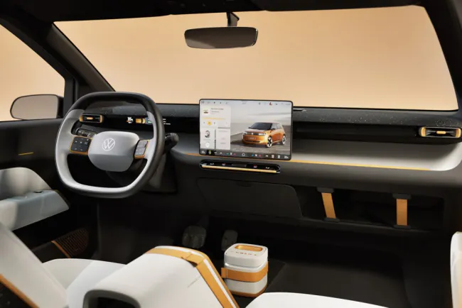 Volkswagen, Uygun Fiyatlı Elektrikli Otomobili ID.1’in İç Mekanını Tanıttı! Yazılım Tanımlı Yeni Çağa Adım