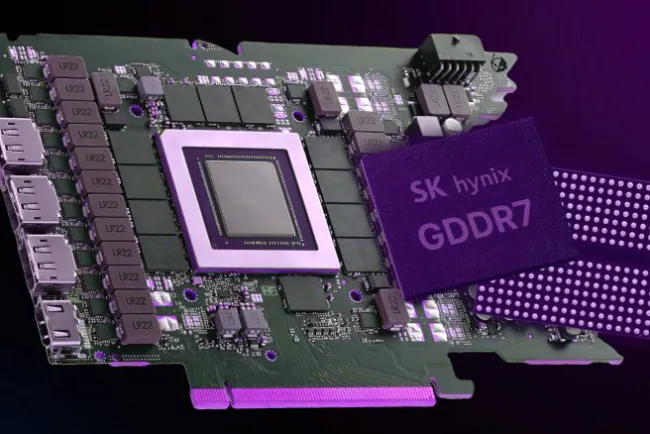 NVIDIA, RTX 50 Serisinde SK Hynix GDDR7 Belleğe Geçiyor: İlk Alıcı RTX 5070 Oldu