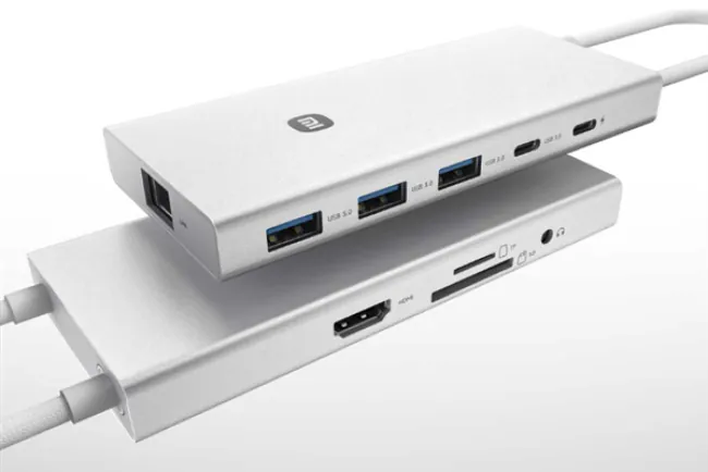 Xiaomi Type-C 10'u 1 Arada Yerleştirme İstasyonu Tanıtıldı: 100W Hızlı Şarj, USB 3.0, HDMI ve Daha Fazlası!
