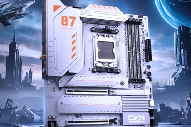 Colorful CVN X870 ARK FROZEN Anakart Piyasada: Saf Beyaz Performans Canavarı