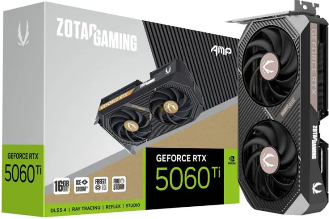 ZOTAC RTX 5060 Ti Tüm Modelleri Tek 8-Pin PCI-E Güç Konnektörüyle Gelecek: Özellikler ve Sızdırılan Görseller Ortaya Çıktı